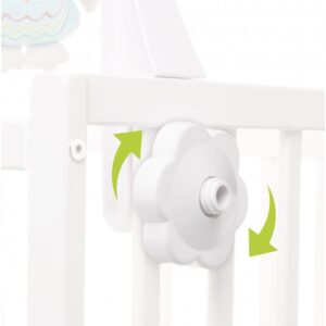 4 BABY Nomierinošs muzikālais karuselis gultiņai OWLS, pink - Image 3