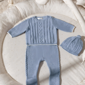 MAYORAL 3-daļīgs adīts komplekts zēniem, Blue ice, zils - Image 1