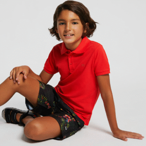 MAYORAL Polo krekls ar īsām piedurknēm, Watermelon - Image 1