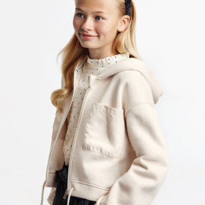 MAYORAL Meiteņu jaka ar kapuci, Chickpea - Image 1