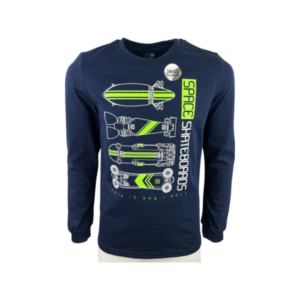 G.T. tops ar garām piedurknēm tumsā spīdošs Space - Image 1