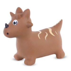 SUN BABY Gumijas lēkājamais dzīvnieks - Dino, J06.020.1.2, brūns,59cm - Image 1