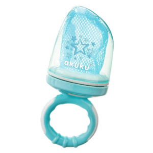 AKUKU Mazuļa barošanas ierīce ar sietiņu svaiga ēdiena drošaibarošanai, A0514, zils - Image 1
