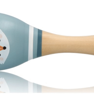 ADAM TOYS Mūzikas instruments – koka marakass Lapsiņa", zils" - Image 1