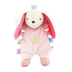 TULILO Attīstoša mīļmantiņa ar zirnīšiem BUNNY, pink, 25cm - Image 1