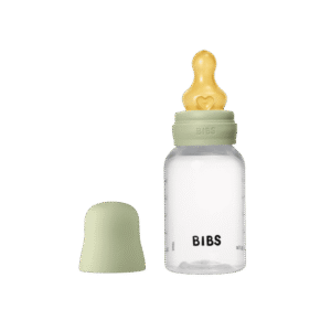 BIBS Plastmasas barošanas pudelīte zīdaiņiem 150ml, Lēna plūsma,Sage - Image 1