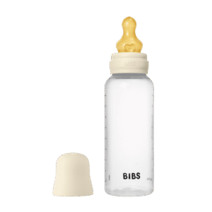 BIBS Plastmasas barošanas pudelīte zīdaiņiem 270ml, Vidēja plūsma,Ivory - Image 1