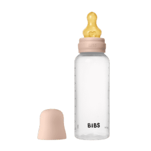 BIBS Plastmasas barošanas pudelīte zīdaiņiem 270ml, Vidēja plūsma,Blush - Image 1