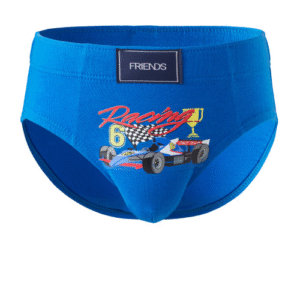 Zēnu biksītes FRIENDS ar sacīkšu auto,  blue