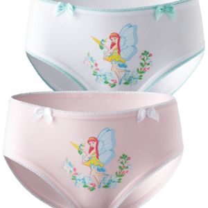 Meiteņu biksītes FRIENDS ar pasaku feju, 2 gab., lt. pink/white - Image 1