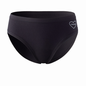Meiteņu biksītes FRIENDS ar sirds motīvu, black