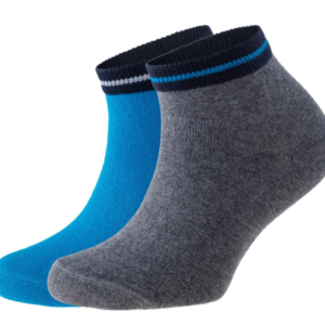 Zemās bērnu zeķes Friends, 2 pāri, blue/grey melange