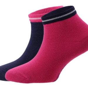 Kids socks Friends 2-p, 28-30, fuchsia / navy - Image 1