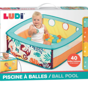 LUDI Salokāma manēža ar 40 bumbiņām, Jungle, 6+mēn