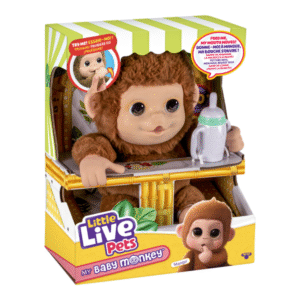 LITTLE LIVE PETS interaktīva plīša Pērtiķēns - Image 1