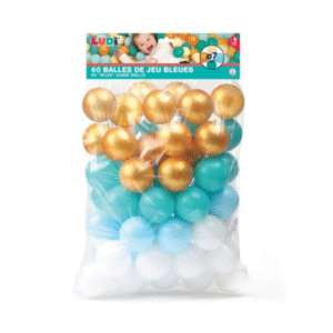 LUDI Baseina bumbiņas, Zilas, 60gb - Image 1