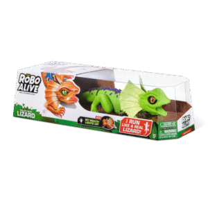 ZURU Robo Alive Robotic Lizard - Interaktīva ķirzaka, Frilled neck - Image 1