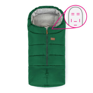 PETITE&MARS Mitruma aizturošs ratu guļammaiss, JIBOT 3in1, Juicy Green