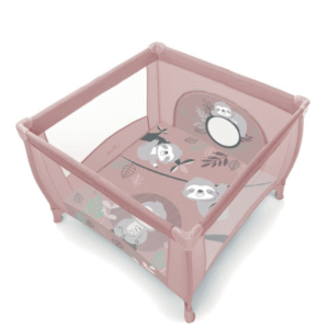 Baby Design ceļojuma gulta manēža PLAY 08/20 PINK - Image 1