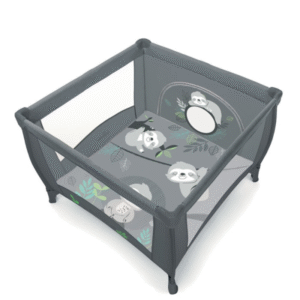 Baby Design ceļojuma gulta manēža PLAY 17/20 GRAPHITE - Image 1