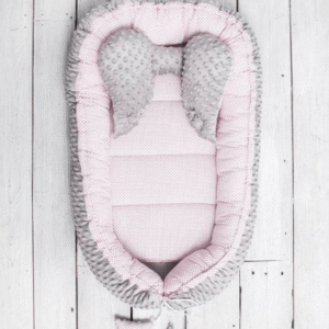Belisima Zīdaiņa ligzdiņa Sweet Baby Pink, Minky Sweet - Image 1