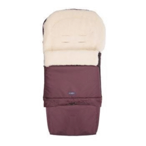 WOMAR Zaffiro aitas vilnas guļammaiss ar pagarinājumu ratiem, sarkans - Image 1