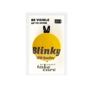 BLINKY LED Gaismas piekariņš Smaidiņš, dzeltena, 80h - Image 1