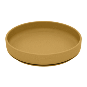 PETITE&MARS Silikona šķīvis ar pielīpošu apakšu, 708819, IntenseOchre