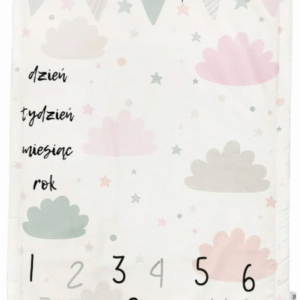 Pstryk Smyk Foto sedziņa, Pink Clouds, 90x130cm - Image 1