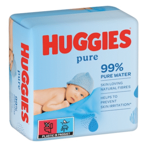 HUGGIES Mitrās salvetes mazuļiem bez smaržas Pure 4x56gb