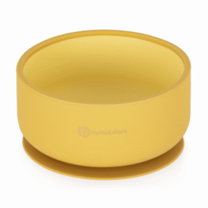 PETITE&MARS Silikona bļodiņa ar pielīpošu apakšu, 718819, IntenseOchre - Image 1