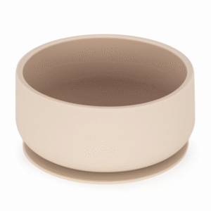 PETITE&MARS Silikona bļodiņa ar pielīpošu apakšu, 718818, DesertSand - Image 1