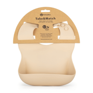 PETITE&MARS Silikona lacīte, 706818, Desert Sand - Image 1