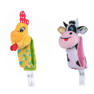 BALI BAZOO Velūra grabulītis rociņai - kājiņai, FARM, 85684 - Image 1