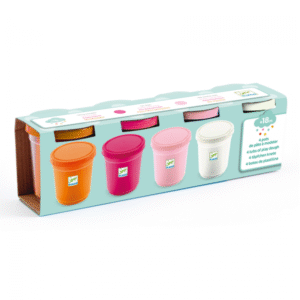 DJECO Plastilīns - 4 krāsas – Saldie toņi, DJ09026 - Image 1