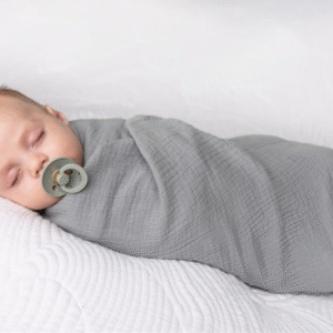 BABY MATEX muslīna autiņš, Grey - Image 1