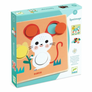 DJECO Izglītojoša koka spēle – Punktotie attēli, DJ01617