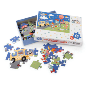 TUTAS LIETAS Puzle Lapsa un Braucamie, 60gb