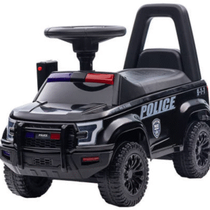 Skrejmašīna POLICIJAS auto QLS-993, Melna, -25 kg - Image 1