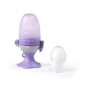 Baby Ono silikona pārtikas padevējs Flower, violets, 6+mēn.