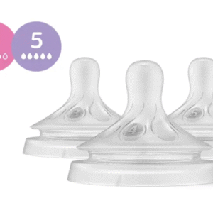 Jaunums! Philips Avent Natural Response barošanas pudeļu silikonaknupīšu komplekts (3 gab.) Lēna, Vidēja un Ātra plūsma
