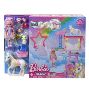 BARBIE Touch of Magic Chelsea with Pegaz rotaļu komplekts, HNT67 - Image 1