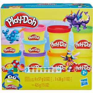 HAS Play-Doh komplekts Krāsainais plastilīns", 9 gab."