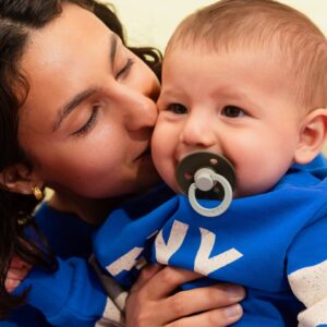 BIBS STUDIO Fusion lateksa māneklis – 2 gab. komplekts zīdaiņiem, dabisks un stilīgs dizains - Image 4