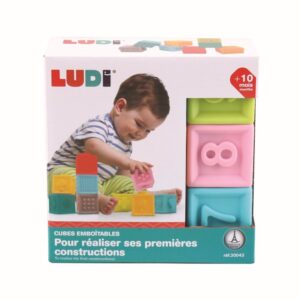 LUDI Mīksti klucīši ar cipariem un zīmējumiem, 9 gab. - Image 5