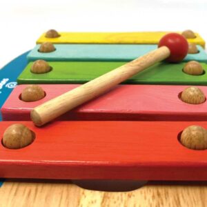 SVOORA Mūzikas instruments - Ksilofons - Laiva, 5 notis,SV14013 - Image 3