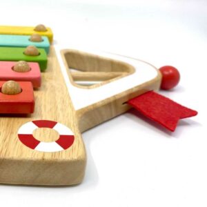 SVOORA Mūzikas instruments - Ksilofons - Laiva, 5 notis,SV14013 - Image 4