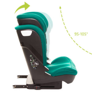 4 BABY Autokrēsls APP-FIX 15-36 kg, Green - Drošs un ērts bērnu autosēdeklis ar ISOFIX - Image 15