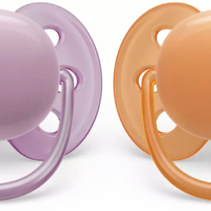 Philips Avent māneklītis Ultra soft , 6-18M (2 gab), oranžs/lillā, SCF091/33 - Image 2