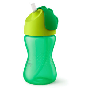 Philips Avent Krūzīte ar salmiņu, 300 ml, 12M+, zaļa, SCF798/01 - Image 2